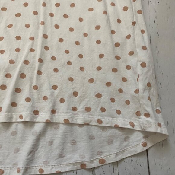 Zara Gold Polka Dot Short Sleeve Casual Tee - Picture 2 of 9